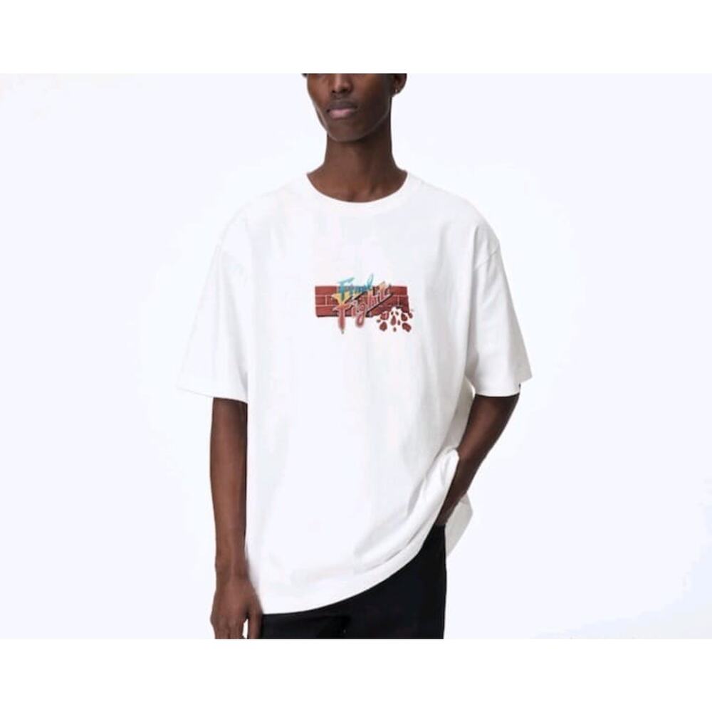 Uniqlo Unisex T Shirt UT Capcom 40th Anniversary Final Fight SFC Japan Size L